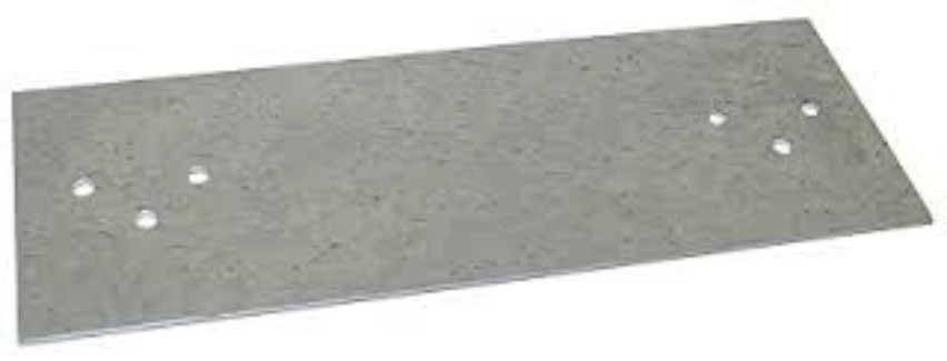 Mayer-1-1/2X3 NAIL PLATE-4 HOLES-16GA 88051-1