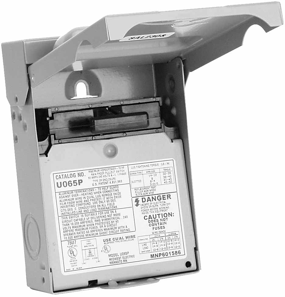 Mayer-MIDWEST 60A GD ACD NF 10HP STEEL N3R-1