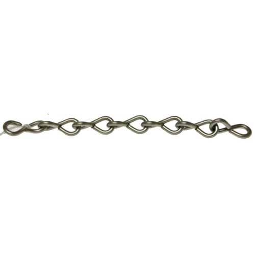Mayer-Jack Chain, #12, 3/8 in. size, 29 lb. working load limit, Steel, Galvanized finish, 100 ft. per reel-1
