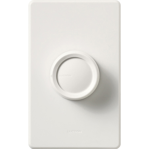 Mayer-Rotary Fan Control, Fan Controls with Rotate On/Off Knob - Fully Variable, Single-pole fan control, factory set minimum speed, 120V/5A in white-1