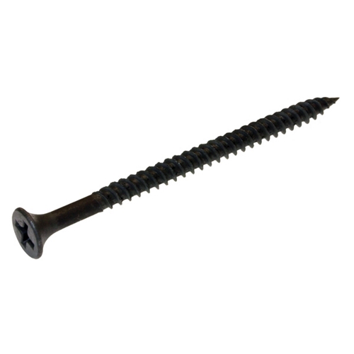 #6 x 1-1/4 Bugle Hd Phillips Drywall Screw Fine Black Phosphate u/m 100