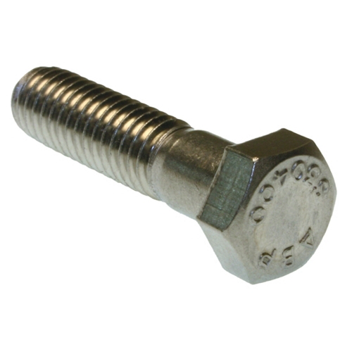 Mayer-Bolt, 3/8-16 in. size, 1-1/4 in. length, Hex head, 18-8, Stainless Steel, 100 per pack-1