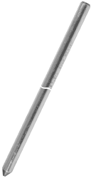 Mayer-Ground Rod,Galvan,8 FT LEN,0.561 - 0.571 IN Actual Diameter,YEL,STL-1