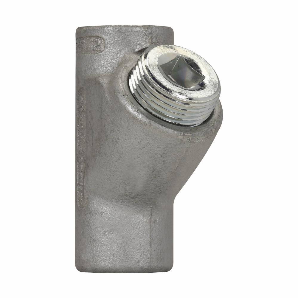 Mayer-Eaton Crouse-Hinds series EYS conduit sealing fitting, Female, Feraloy iron alloy and/or ductile iron, Vertical only, Group B rated, 1"-1